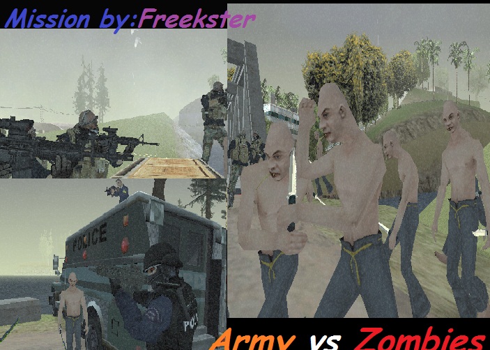 zombie vs army