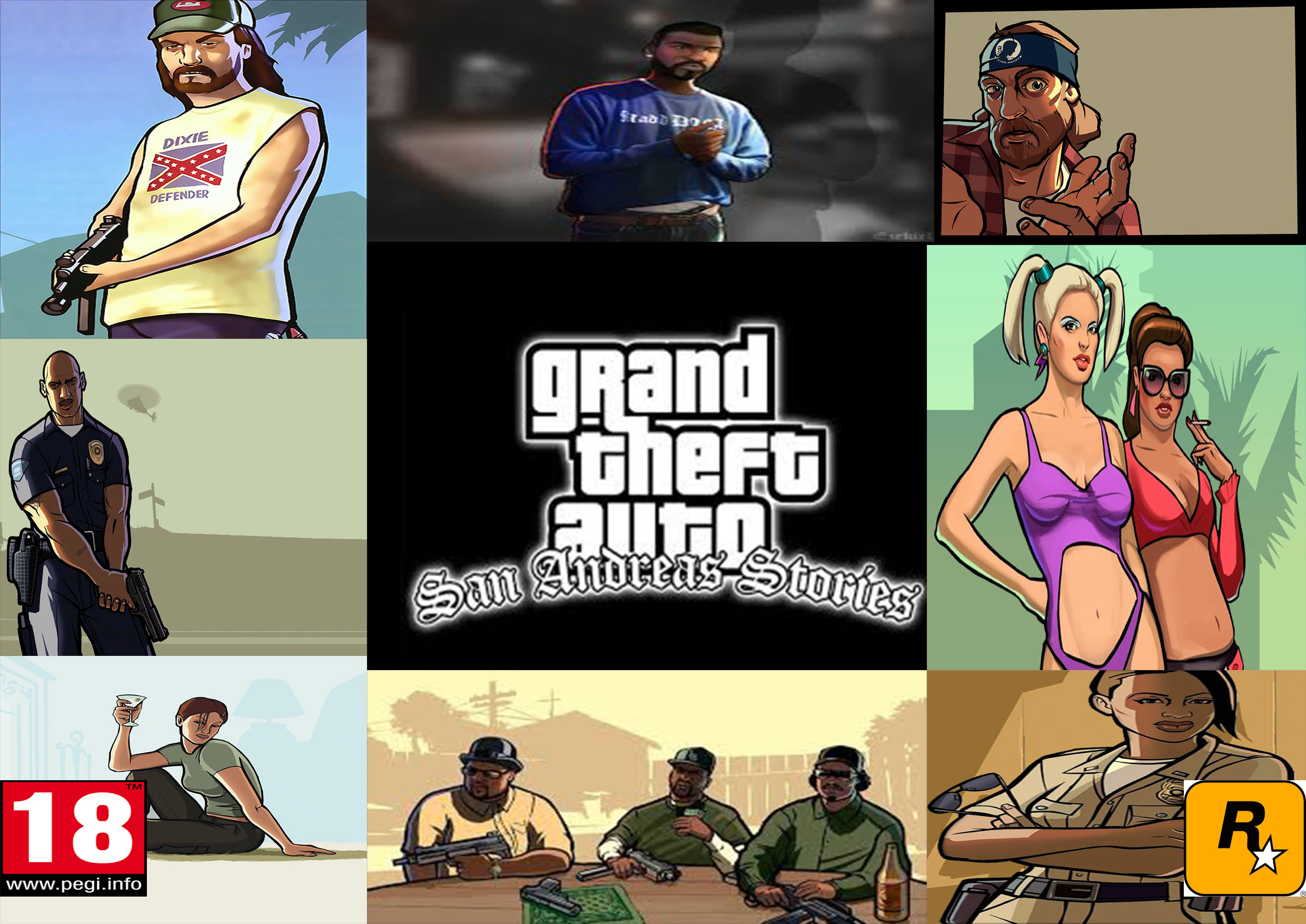 grand theft auto san andreas stories
